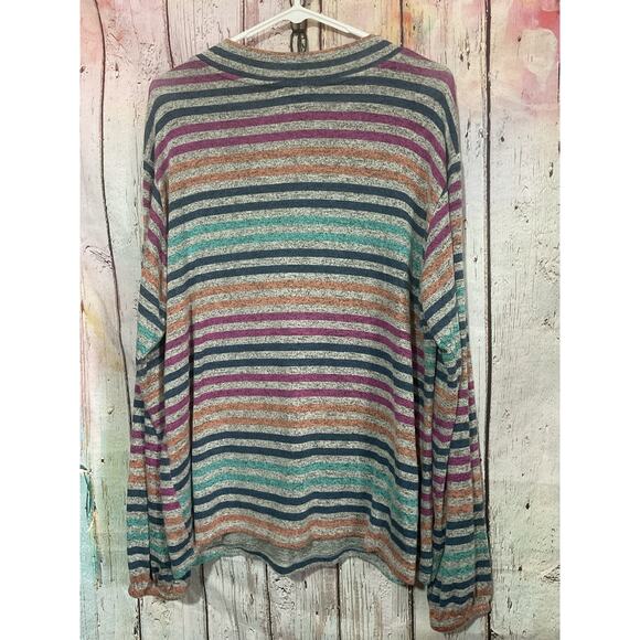 Lane Bryant Striped Sweater Plus Size 14/16 - Picture 4 of 11